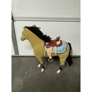 American Girl Doll Western Horse FGG37 2017 with Saddle STAIN SPOT & MESSY MANE